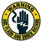 Signmission Arc Flash And Shock Hazard 16in Non-Slip Floor Marker, 16" x 16", FD-2-C-16-99970 FD-2-C-16-99970 - alternate 1